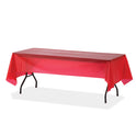 Genuine Joe Plastic Rectangular Table Covers (10326CT)