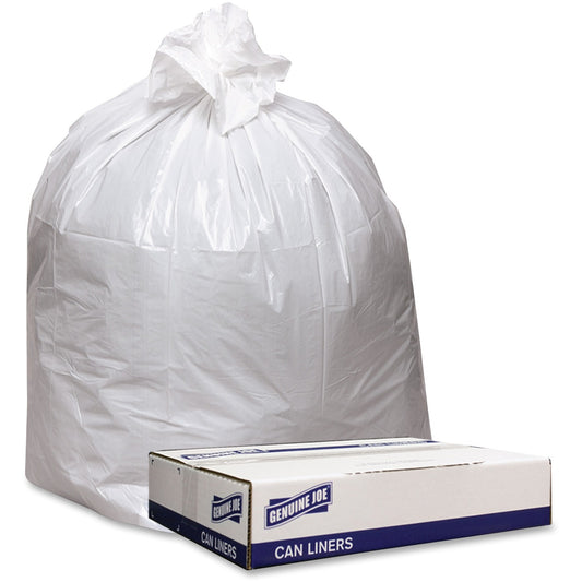 Genuine Joe Low Density White Can Liners (4046W)