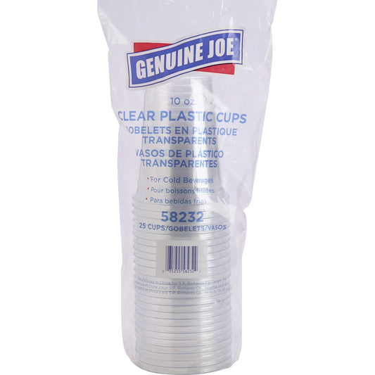 Genuine Joe 10 oz Clear Plastic Cups (58232CT)