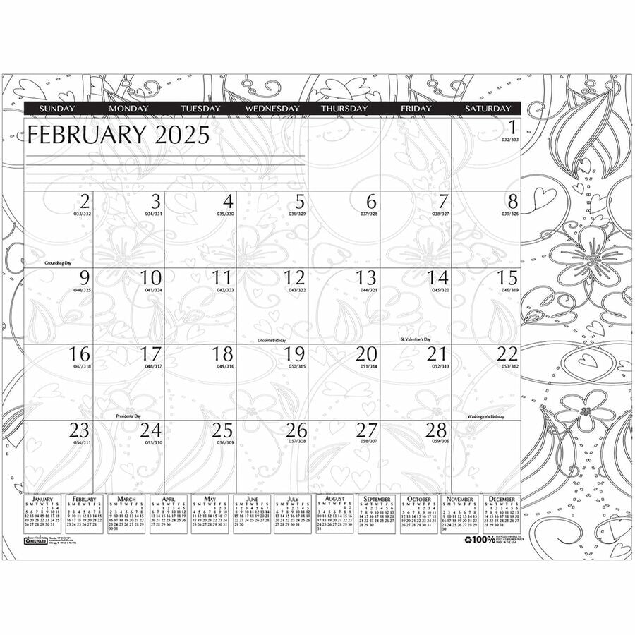 House of Doolittle Doodle Monthly Desk Pad (1876)
