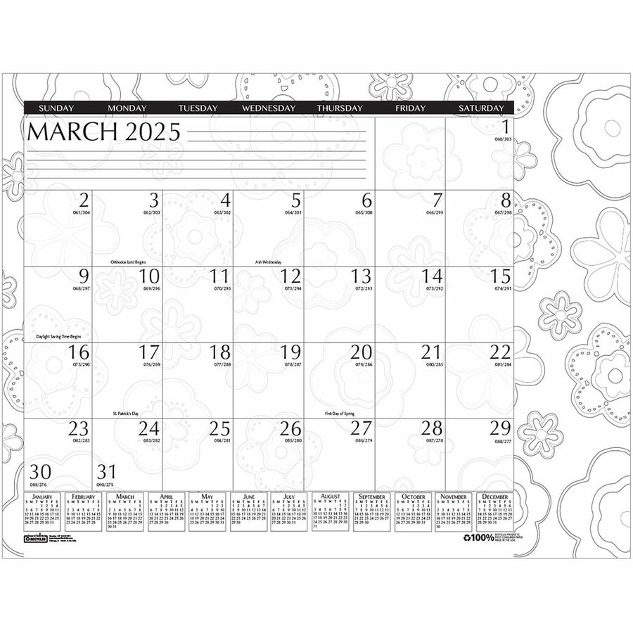 House of Doolittle Doodle Monthly Desk Pad (1876)