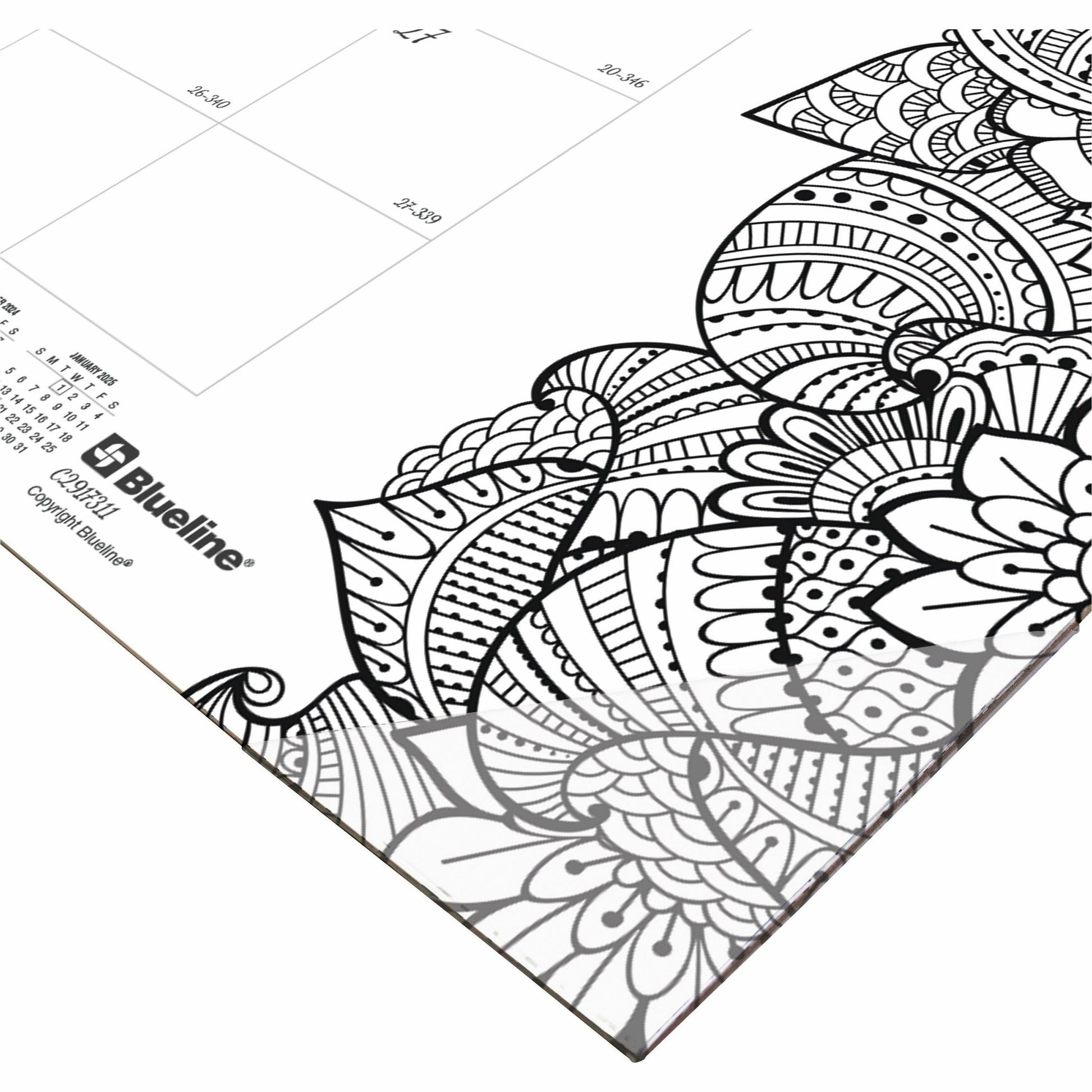 Blueline DoodlePlan Desk Pad - Botanica (C2917311)