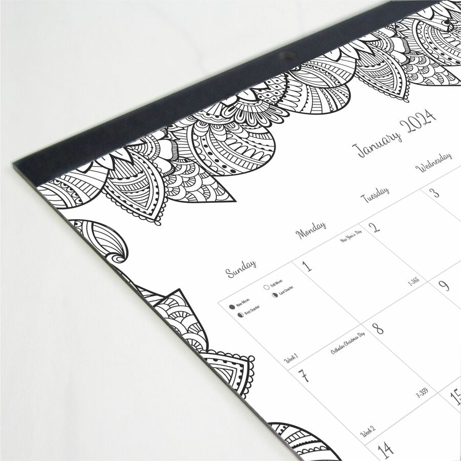 Blueline DoodlePlan Desk Pad - Botanica (C2917311)