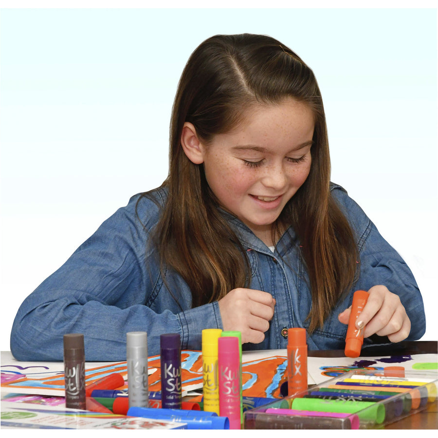 The Pencil Grip Tempera Paint 24-color Mess Free Set (604)