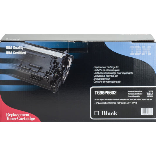 IBM Remanufactured Laser Toner Cartridge - Alternative for HP 507A (CE340A, CE400A) - Black - 1 Each (TG95P6602)