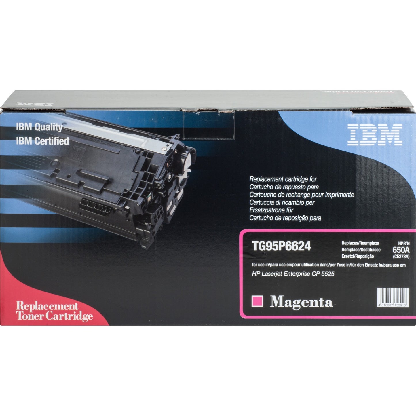 IBM Remanufactured Toner Cartridge - Alternative for HP 650A (CE2736A) (TG95P6624)