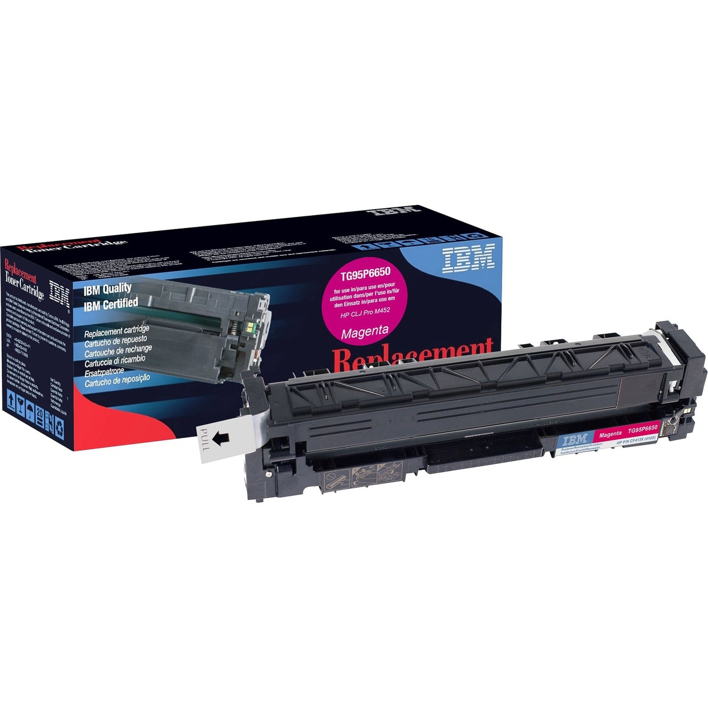 IBM Remanufactured Laser Toner Cartridge - Alternative for HP 410X (CF413X) - Magenta - 1 Each (TG95P6650)