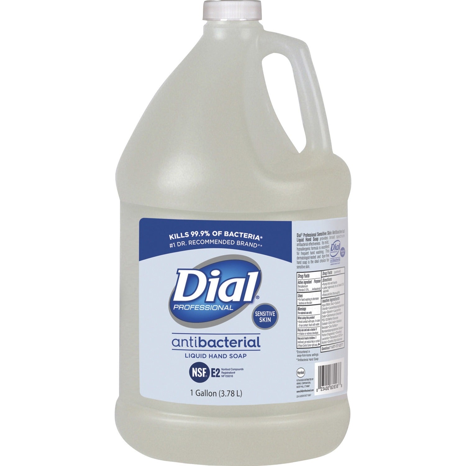 Dial Sensitive Skin Antibacterial Liquid Hand Soap Refill (82838)