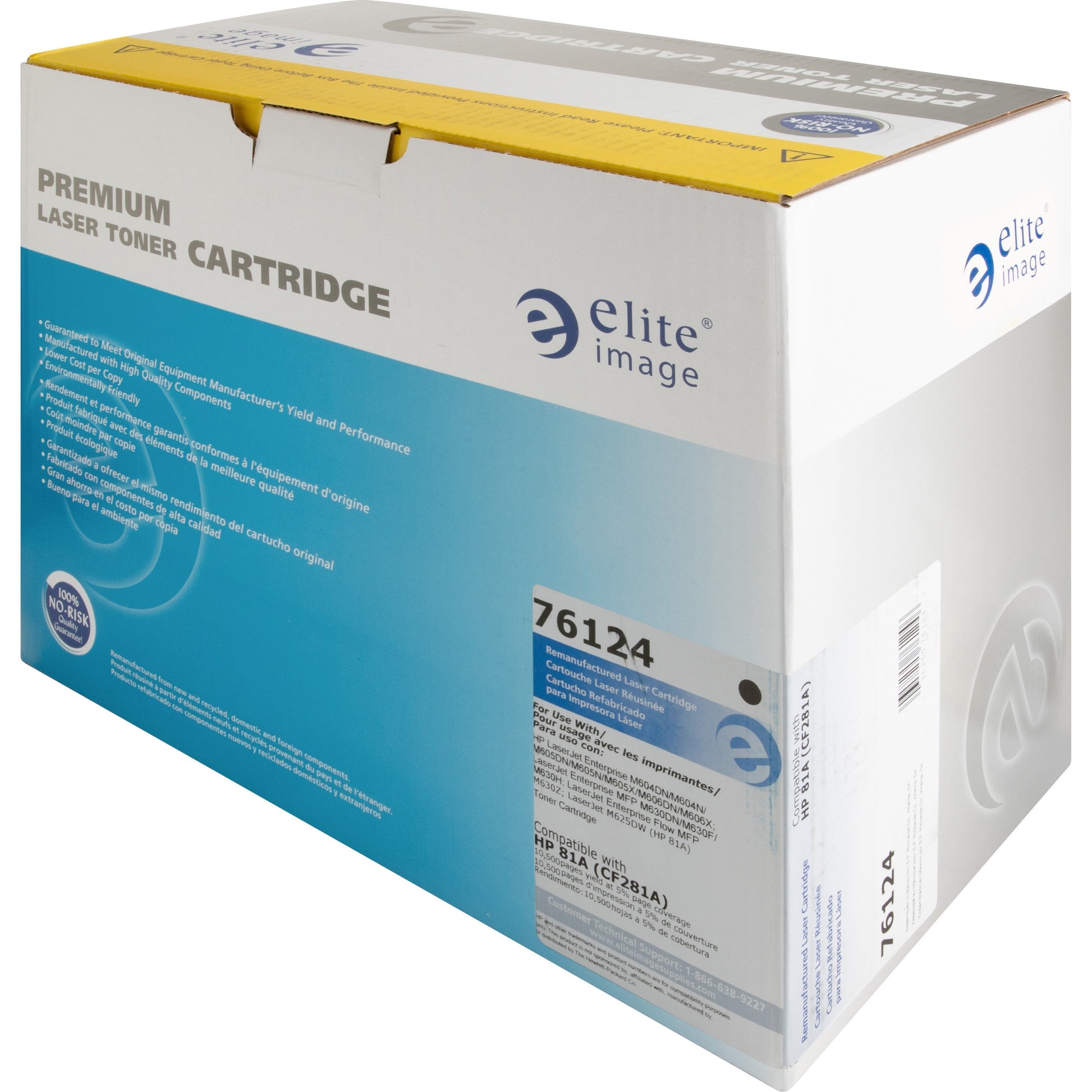 Elite Image Remanufactured Toner Cartridge - Alternative for HP 81A (76124)