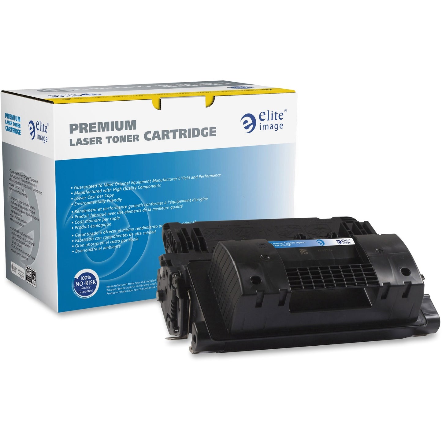 Elite Image Remanufactured High Yield Laser Toner Cartridge - Alternative for HP (81X) (81X) - Black - 1 Each (76125)