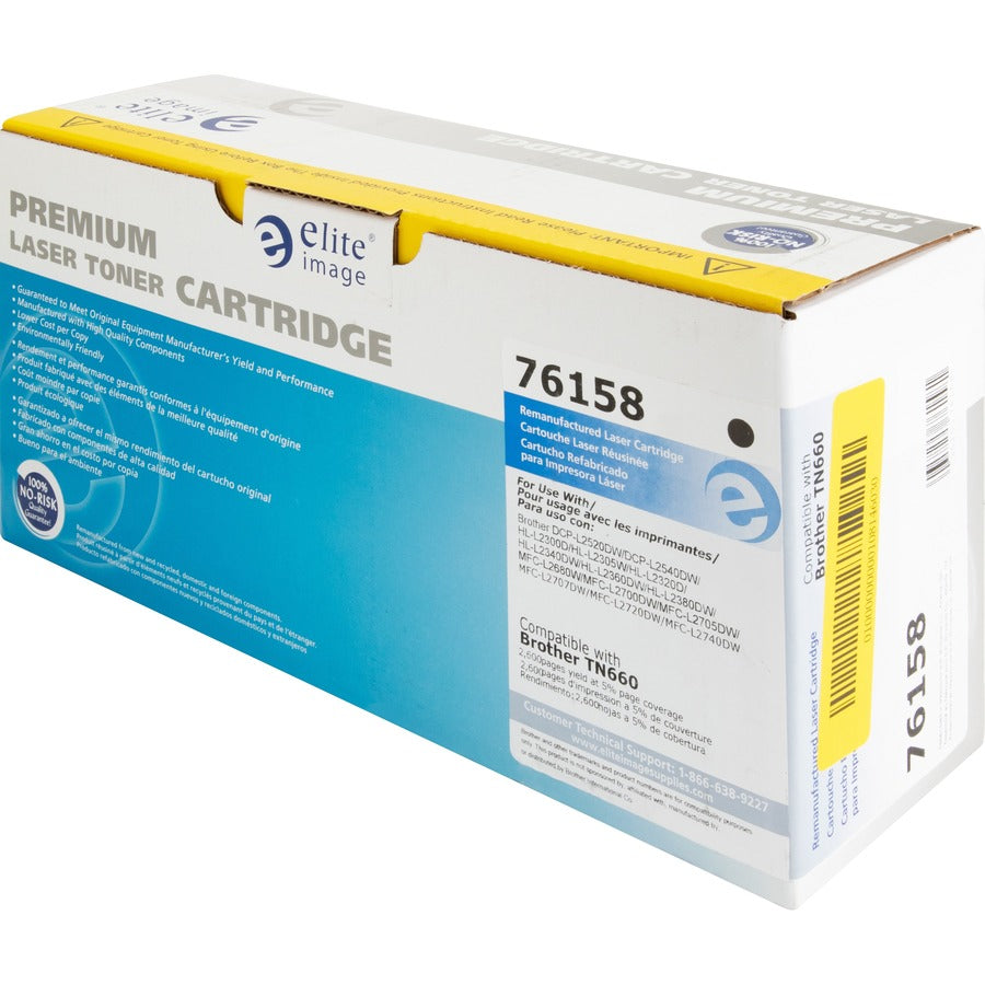Elite Image Remanufactured Toner Cartridge - Alternative for Brother (TN660) (76158)