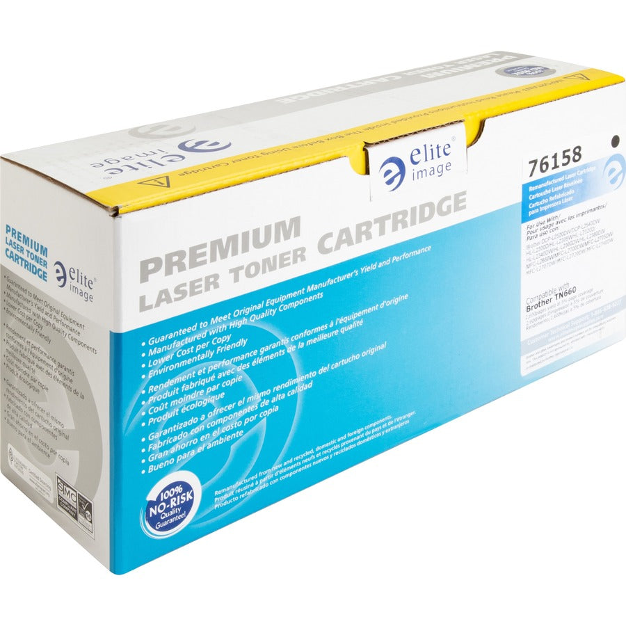 Elite Image Remanufactured Toner Cartridge - Alternative for Brother (TN660) (76158)