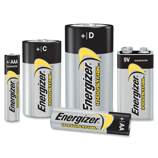 Energizer 9-Volt Industrial Alkaline Batteries, 12-Pack (EN22CT)