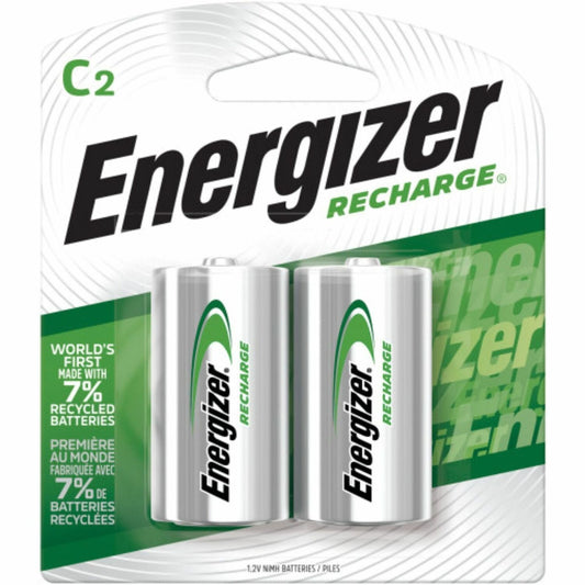 Energizer Recharge Universal Rechargeable C Battery 2-Packs (NH35BP2CT)