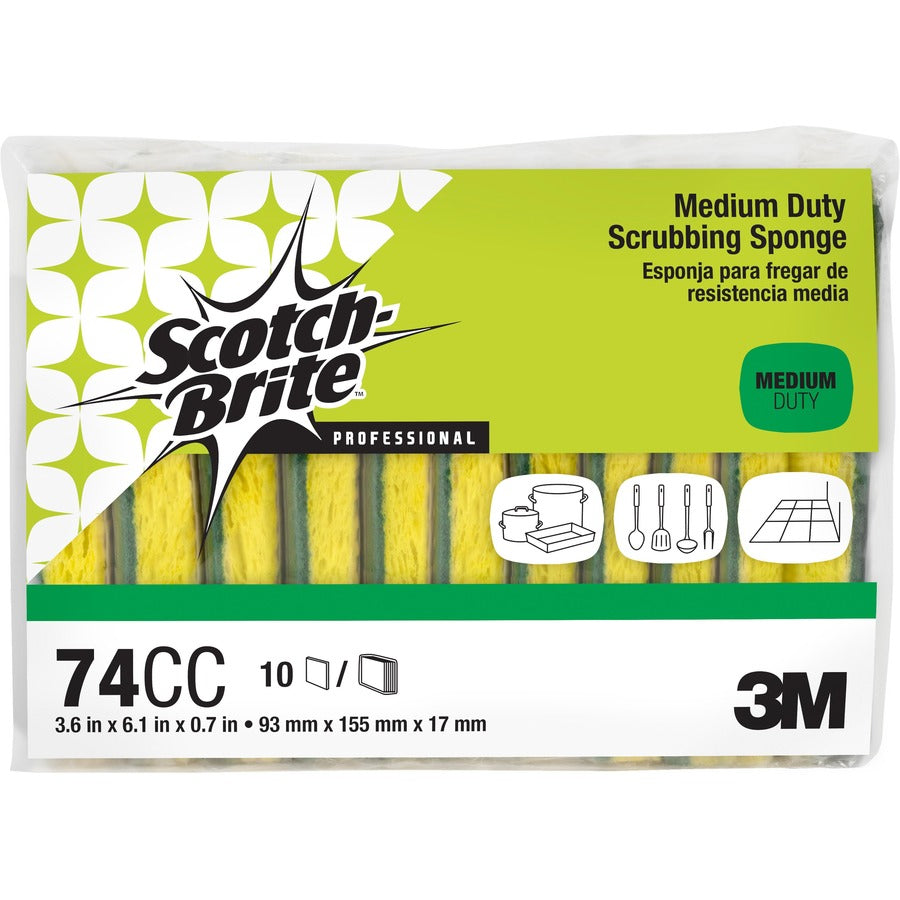 Scotch-Brite Medium-Duty Scrub Sponges (74CCCT)