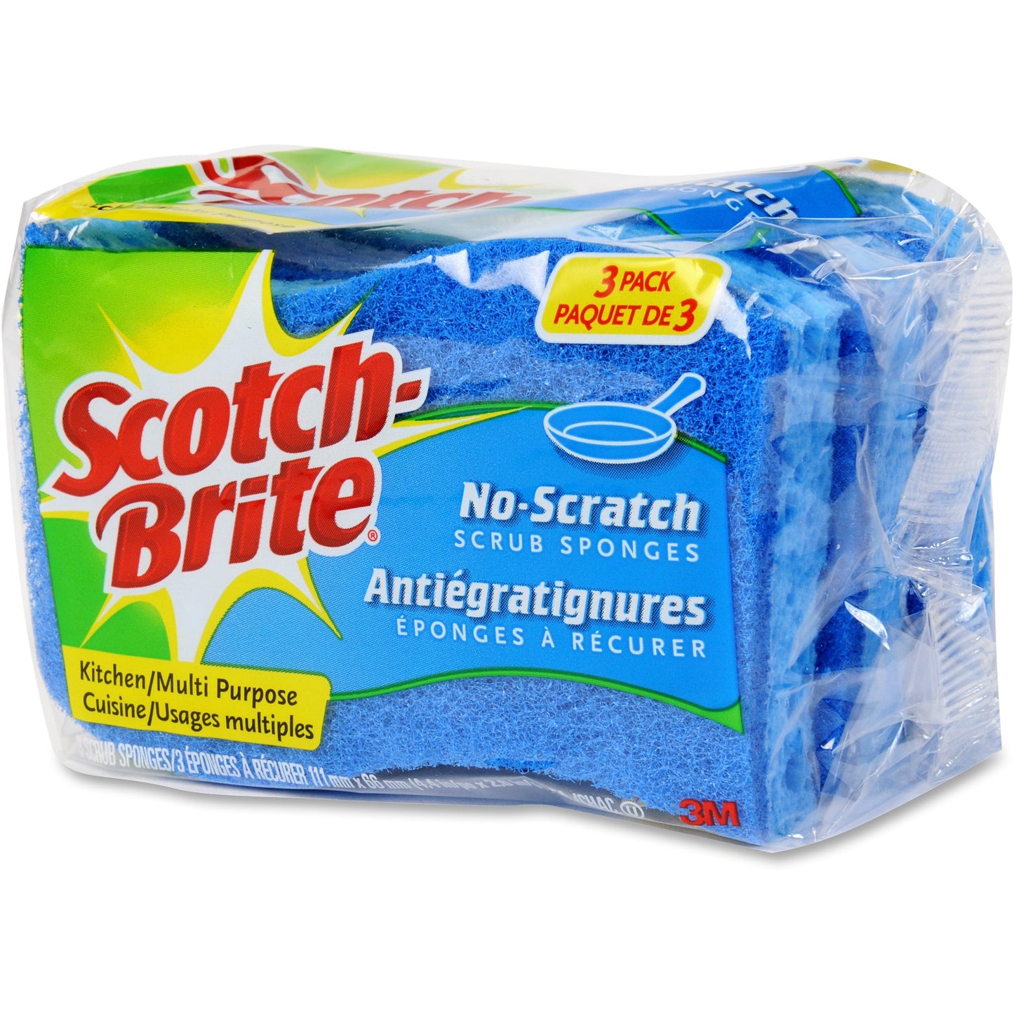 Scotch-Brite No Scratch Scrub Sponges (MP3CT)