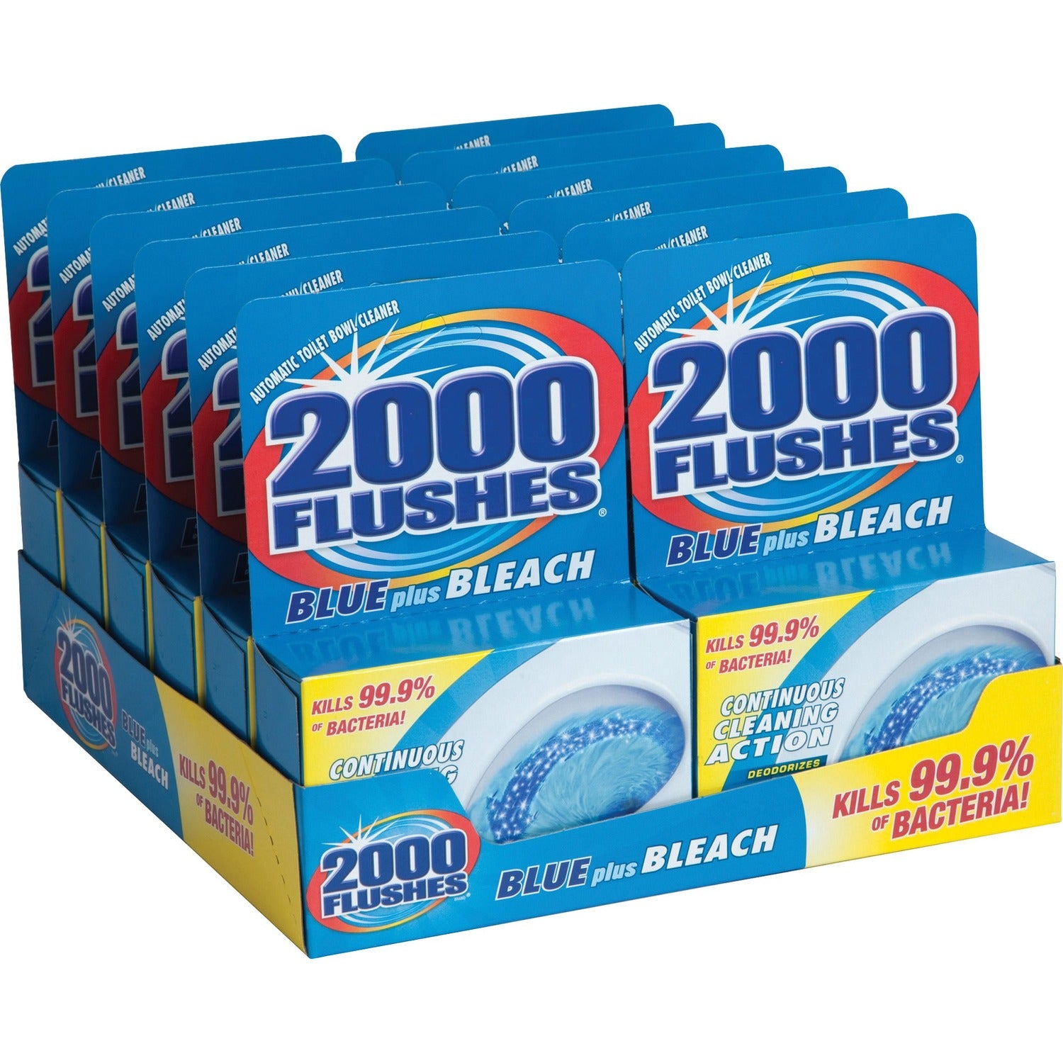 WD-40 2000 Flushes Blue/Bleach Bowl Cleaner Tablets (208017CT)