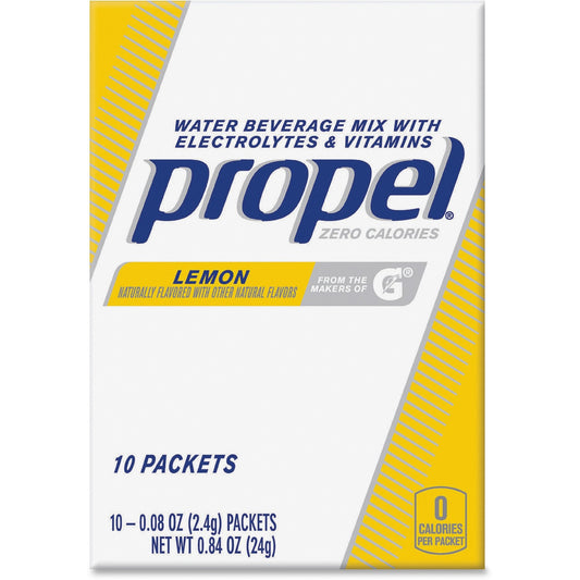 Propel Lemon Beverage Mix Packets with Electrolytes and Vitamins (01090)