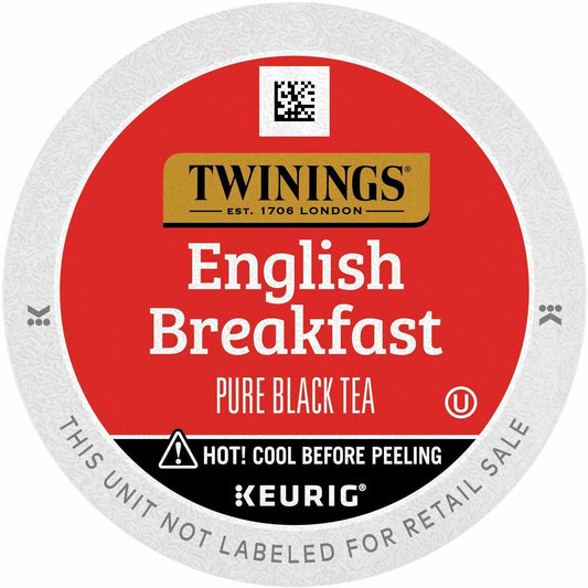 Twinings of London English Breakfast Black Tea K-Cup (08755)