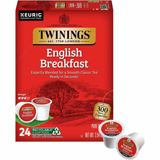 Twinings of London English Breakfast Black Tea K-Cup (08755)