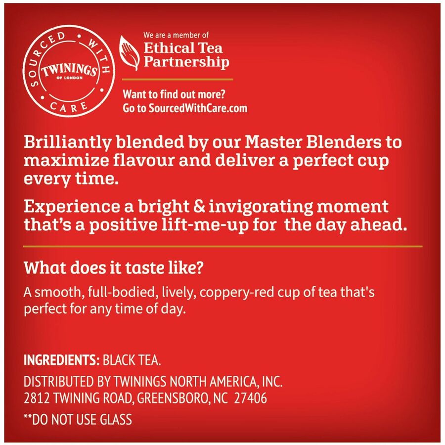 Twinings of London English Breakfast Black Tea K-Cup (08755)