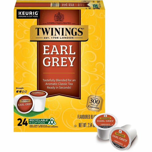 Twinings of London Earl Grey Flavoured Black Tea K-Cup (08756)