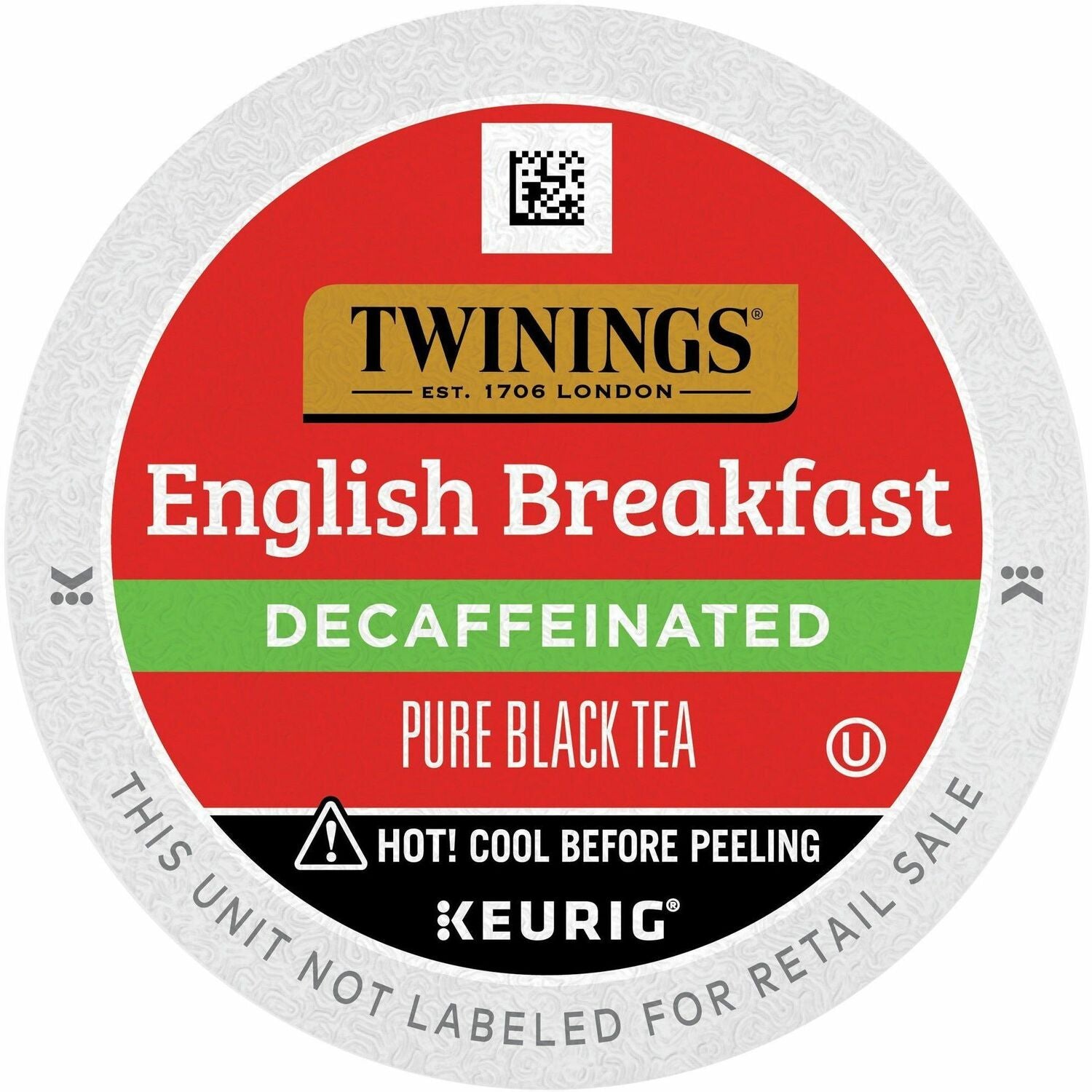 Twinings of London Decaf English Breakfast Black Tea K-Cup (08757)