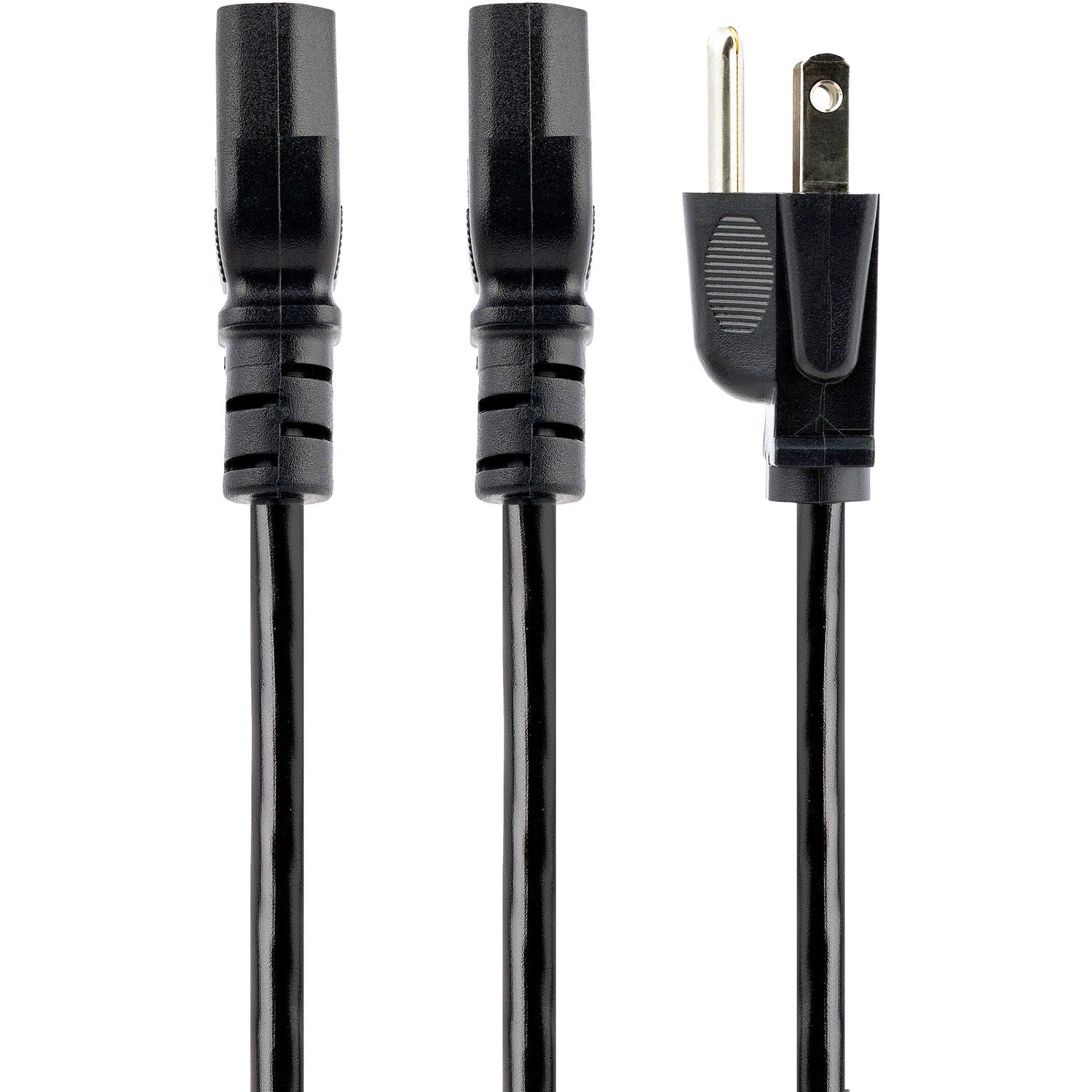 StarTech 10ft Power Y Cord, Nema 5-15p To 2x C13 (PXT101Y10)