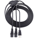 StarTech 10ft Power Y Cord, Nema 5-15p To 2x C13 (PXT101Y10)
