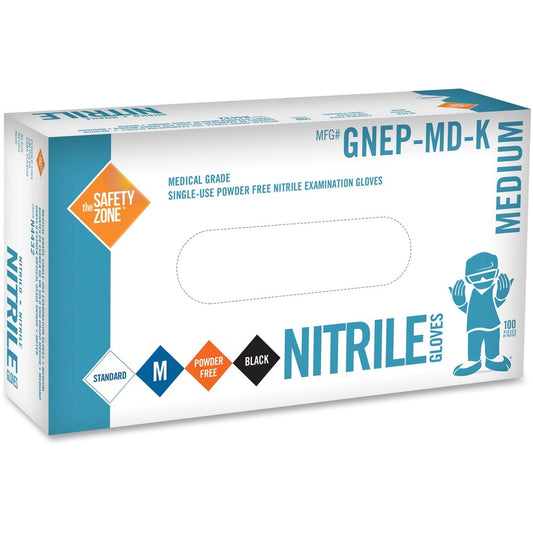 Safety Zone Medical Nitrile Exam Gloves (GNEPMDK)