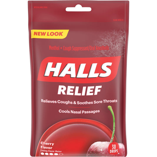 Cadbury Halls Cherry Cough Drops (62182)