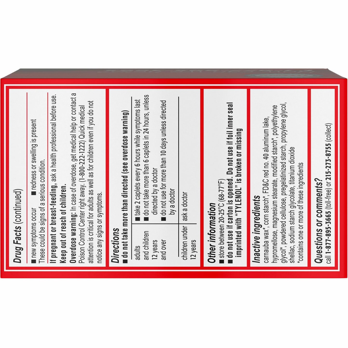 Tylenol Extra Strength Caplets (044909)