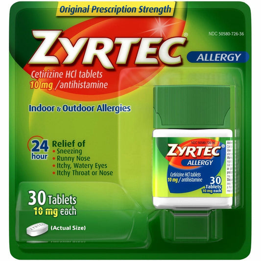 Zyrtec Allergy Tablets (20436)