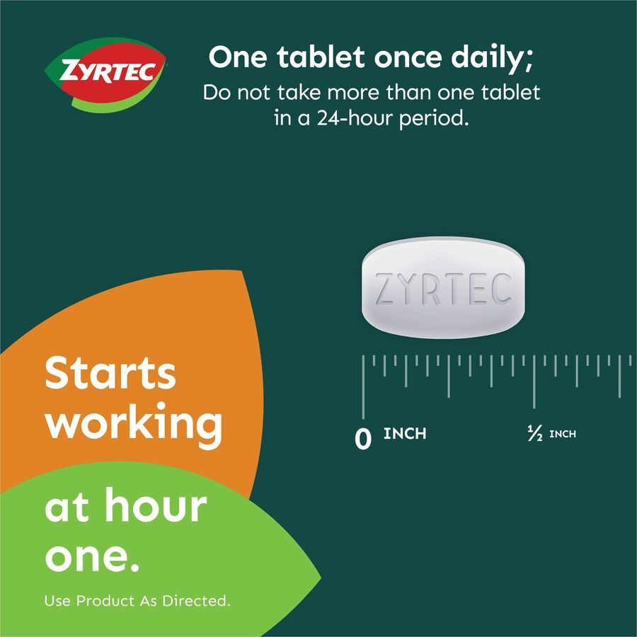 Zyrtec Allergy Tablets (20436)