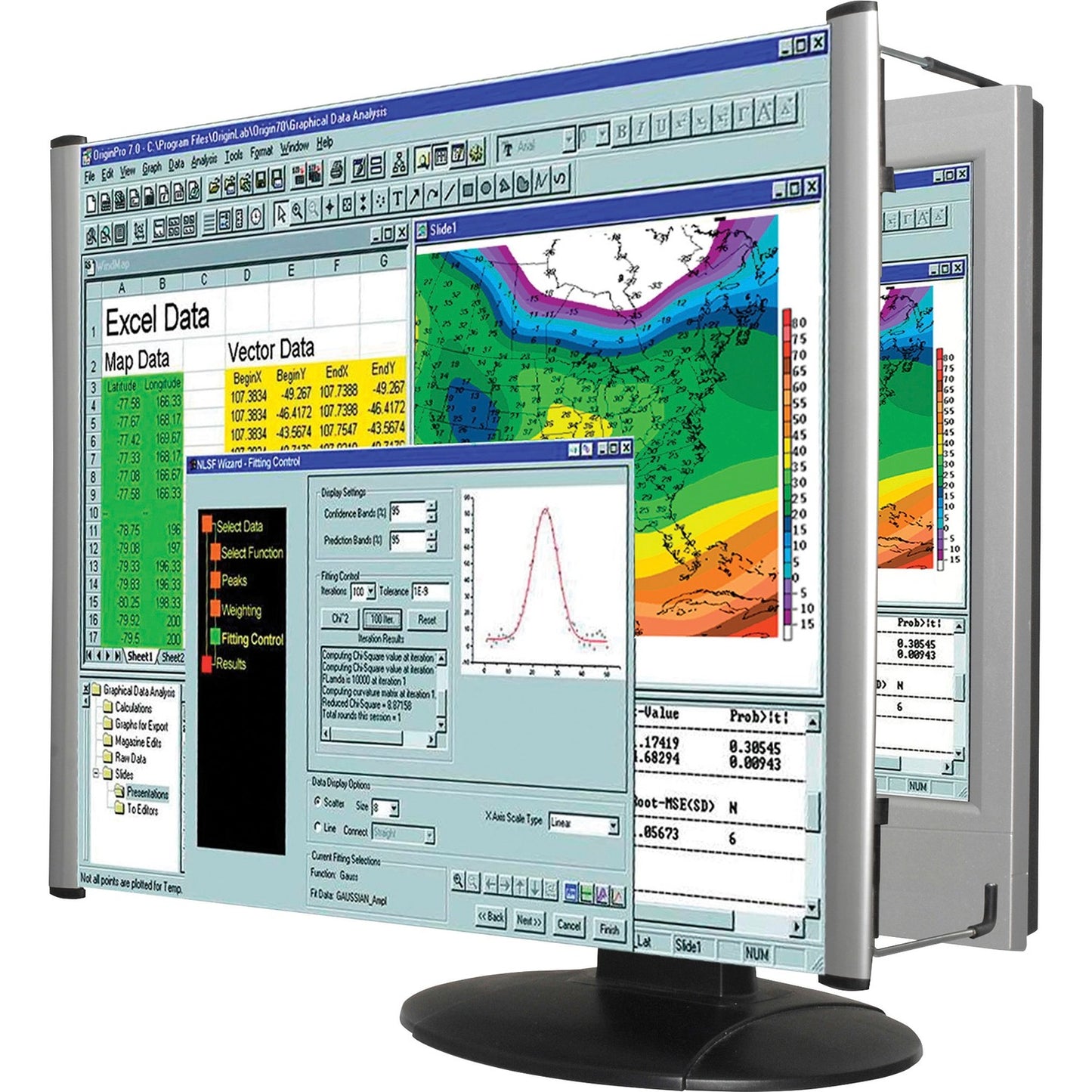 Kantek Lcd Monitor Magnifier Fits 24in Widescreen Monitors (MAG24WL)