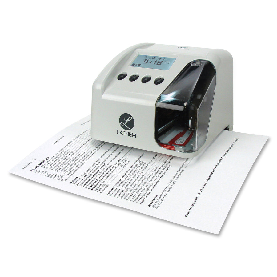 Lathem LT5 Electronic Time and Date Stamp (LT5000)