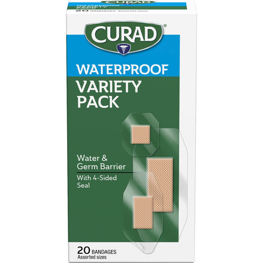 Curad Assorted Waterproof Transparent Bandages (CUR5108)