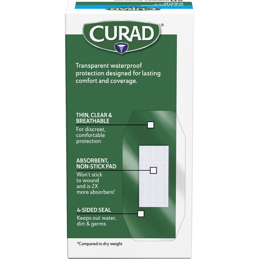 Curad Assorted Waterproof Transparent Bandages (CUR5108)