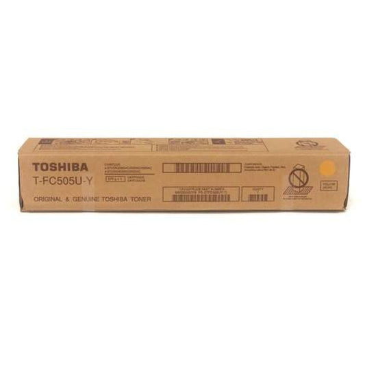 Toshiba Original Toner Cartridge - Yellow (TFC505UY)