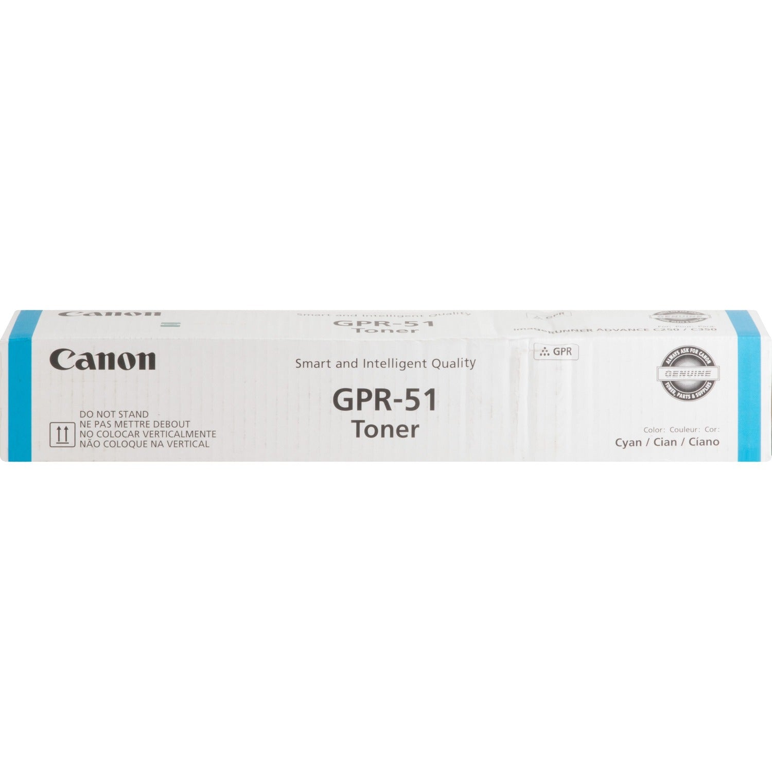 Canon GPR-51 Original Laser Toner Cartridge - Cyan - 1 Each (GPR51C)