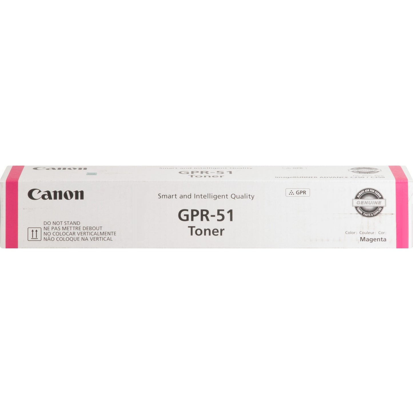 Canon GPR-51 Original Laser Toner Cartridge - Magenta - 1 Each (GPR51M)