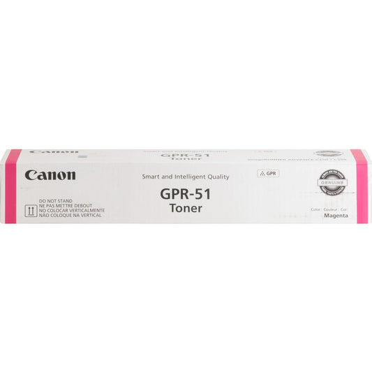 Canon GPR-51 Original Laser Toner Cartridge - Magenta - 1 Each (GPR51M)