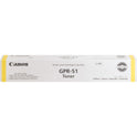 Canon GPR-51 Original Laser Toner Cartridge - Yellow - 1 Each (GPR51Y)