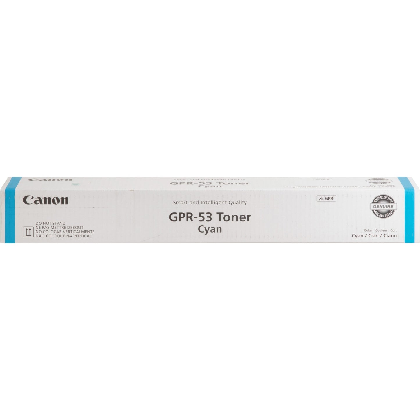 Canon GPR-53 Original Laser Toner Cartridge - Cyan - 1 Each (GPR53C)