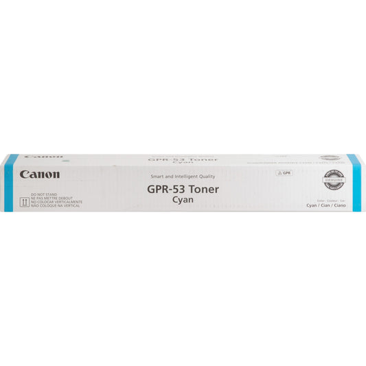 Canon GPR-53 Original Laser Toner Cartridge - Cyan - 1 Each (GPR53C)