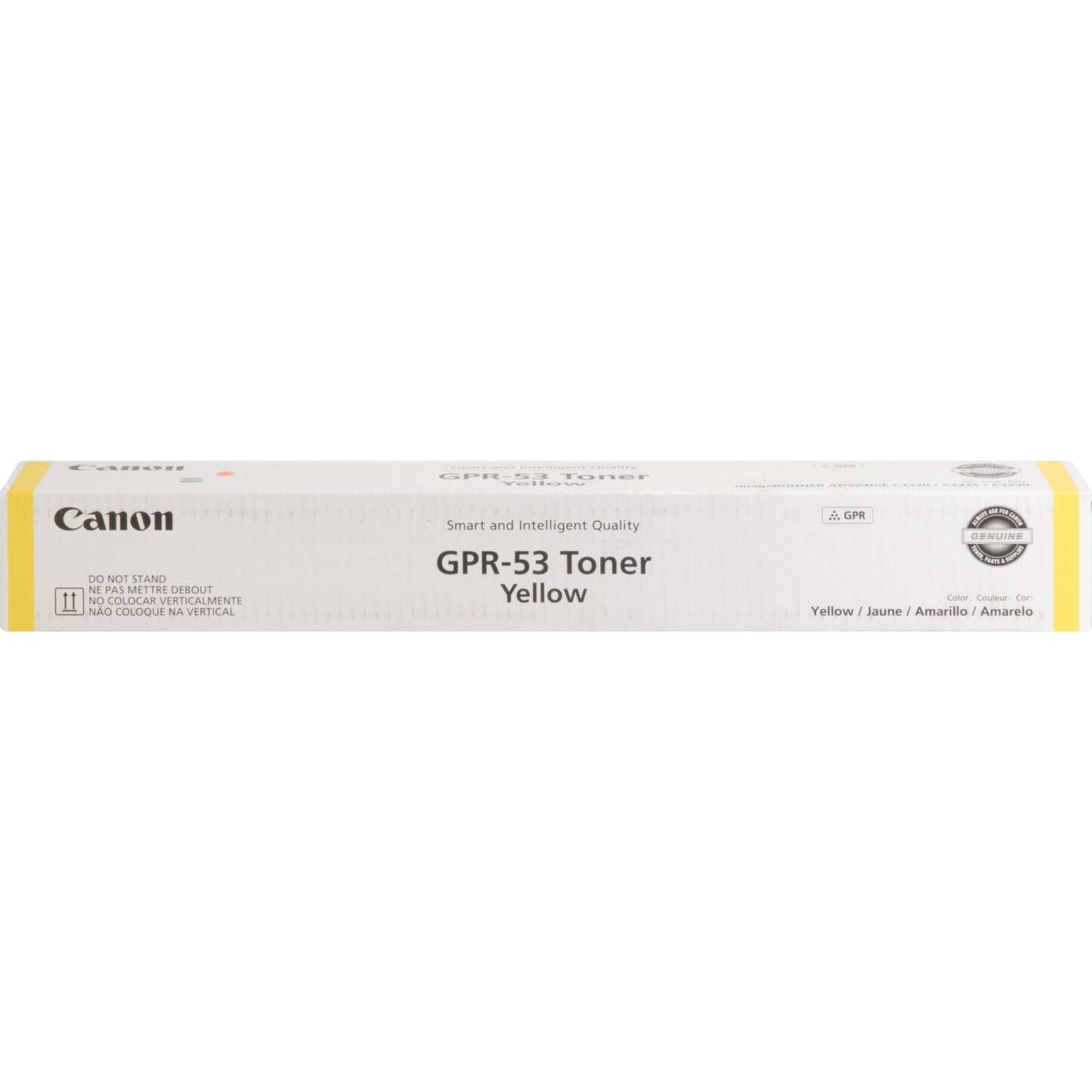 Canon GPR-53 Original Laser Toner Cartridge - Yellow - 1 Each (GPR53Y)