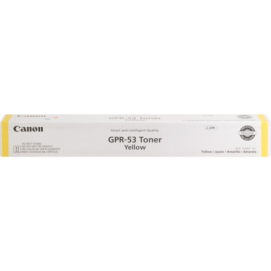 Canon GPR-53 Original Laser Toner Cartridge - Yellow - 1 Each (GPR53Y)