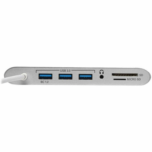 Eaton Tripp Lite Series USB-C Dock, Dual Display - 4K HDMI/mDP, VGA, USB 3.x (5Gbps), USB-A/C Hub, GbE, Memory Card, 100W PD Charging (U442DOCK1)