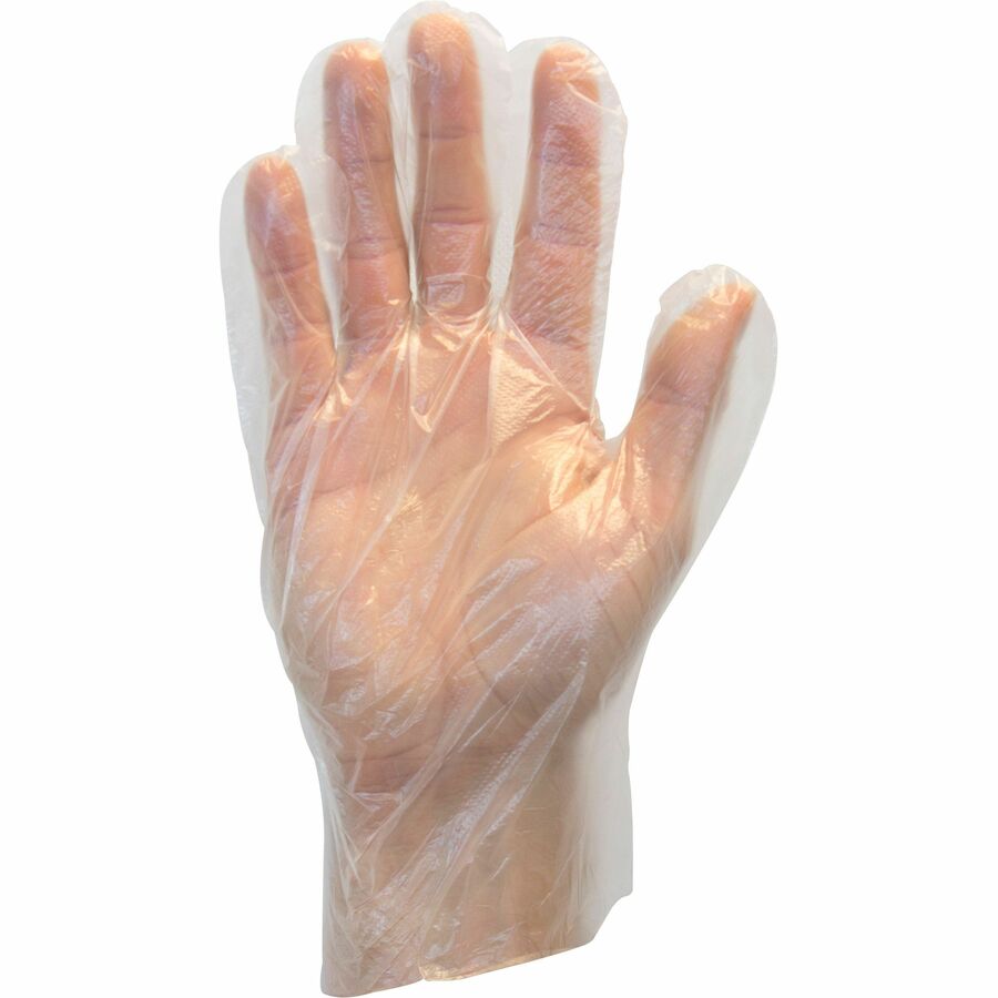 Safety Zone Clear Powder Free Polyethylene Gloves (GDPELG)