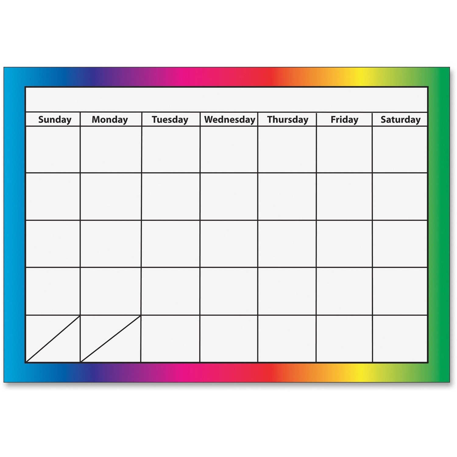 Ashley 1-month Dry Erase Magnetic Calendar (10096)